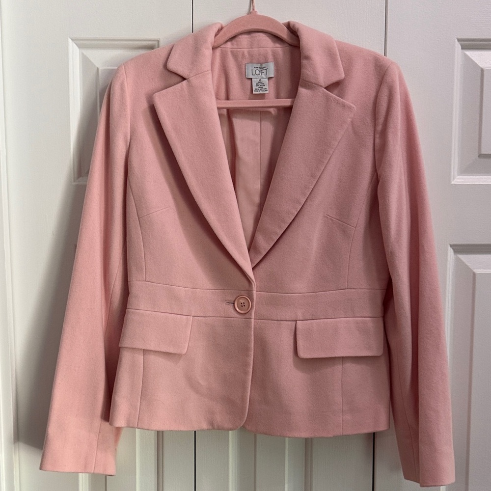 Ann Taylor LOFT Soft Pink Women's Blazer